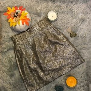 H&M Metallic Skirt Sparkling vibes